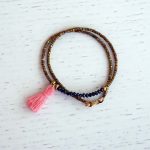 Double tassel bracelet