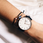 Blue evil eye bracelet