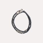 Hematite tiny beads bracelet