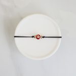 Red evil eye bracelet + COLORS