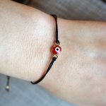 Red evil eye bracelet + COLORS