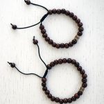 Brown wood bracelet