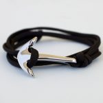 Stainless steel anchor bracelet
