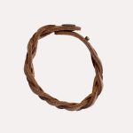 natural leather brown bracelet