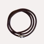 brown natural leather bracelet