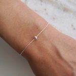 925 silver tiny dot bracelet