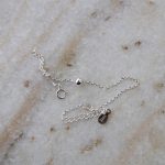 925 silver tiny dot bracelet
