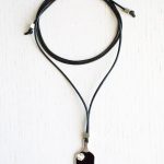 Tennis racket pendant necklace