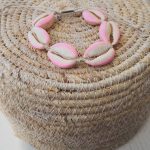 Colorful cowrie shells bracelet + COLORS