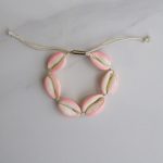 Colorful cowrie shells bracelet + COLORS