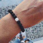 black and white distance bracelets