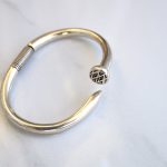 Nail bangle bracelet