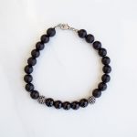 black color man bracelet