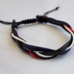 Synthetic vegan leather bracelet