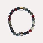 Jasper stainless steel bracelet