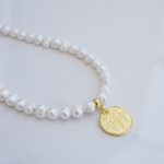 "ICXC NIKA" pearls necklace