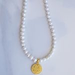 "ICXC NIKA" pearls necklace