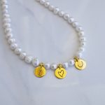 "I love you" pearls necklace