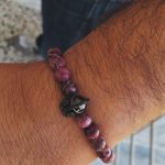 Knight helmet bracelet