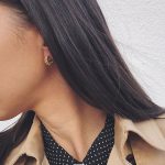 Chunky small hoop earrings