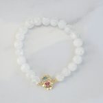 baby girl white bracelet