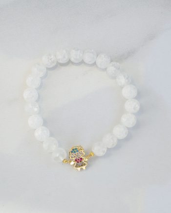 baby girl white bracelet