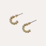 Chunky small hoop earrings