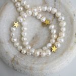 3 stars pearls necklace