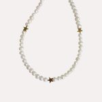 3 stars pearls necklace