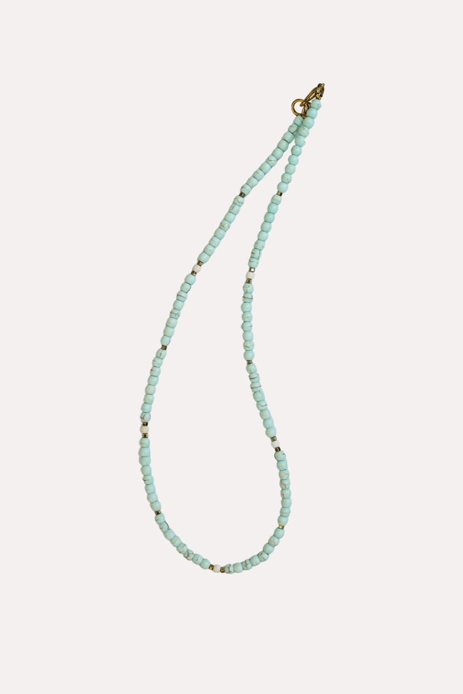 Light Green Dream tiny beads necklace