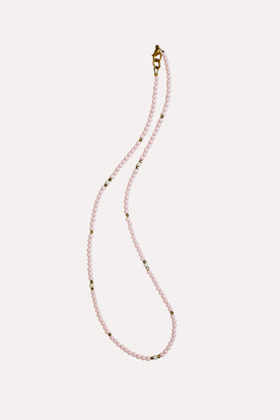 Light Pink Dream tiny beads necklace
