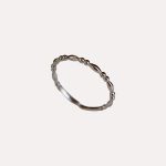 Tiny dots silver ring